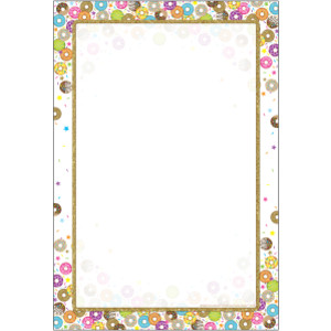 Smart Poly&reg; Chart, DonutFetti&reg; Blank, 13" x 19"