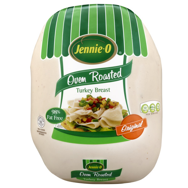 JENNIE-O(r) Original Oven Roasted Turkey Breast, 2pc . C1N1 - Front No Plunge In Package (Hi Res)