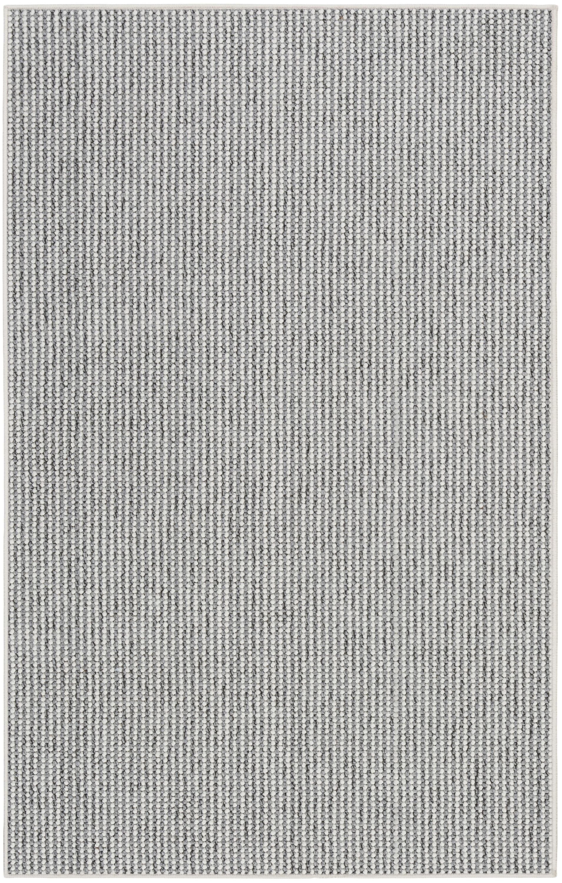 Nourison Natural Texture 2'2" x 3'9" Ivory Grey Farmhouse Indoor Rug