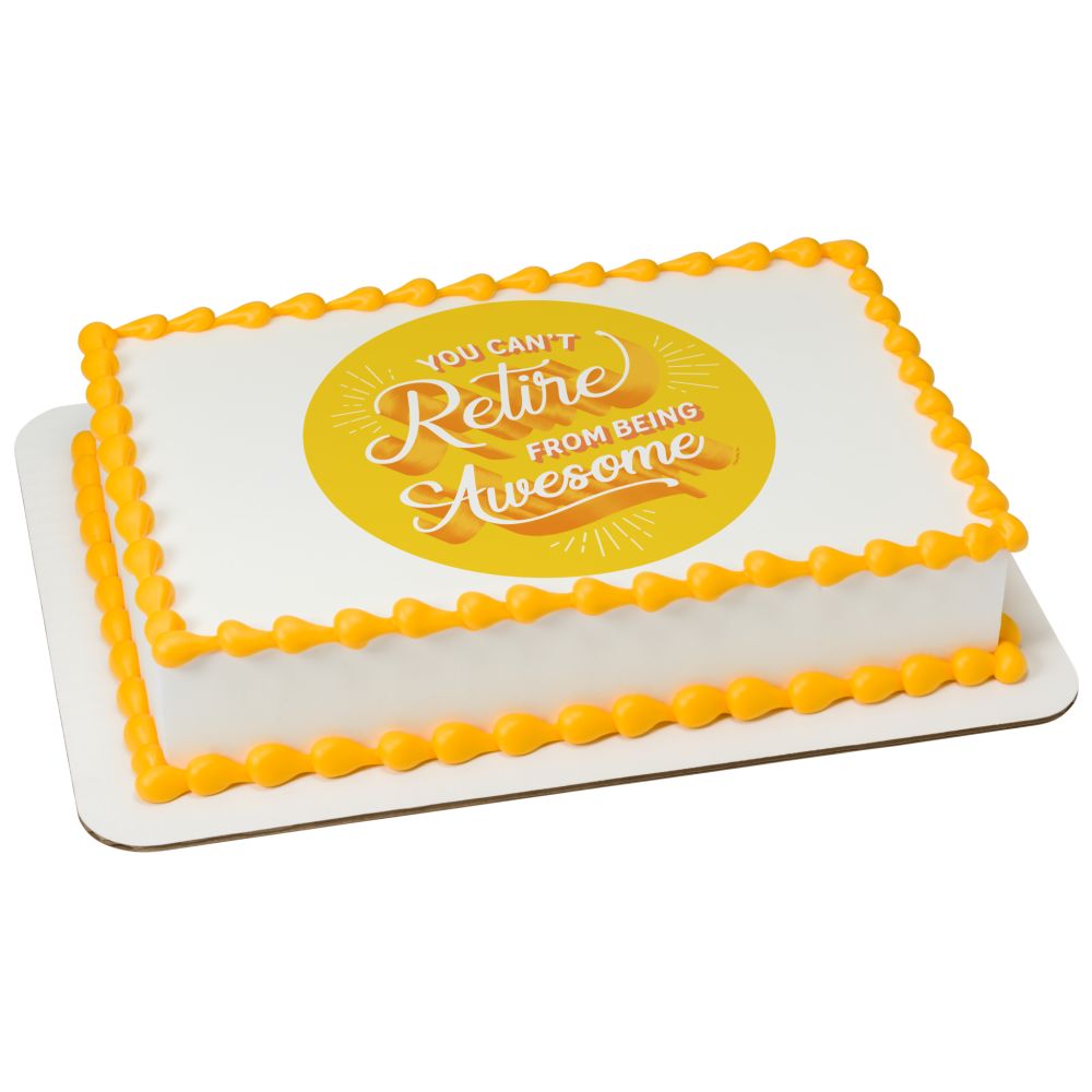 Image Cake Retirement