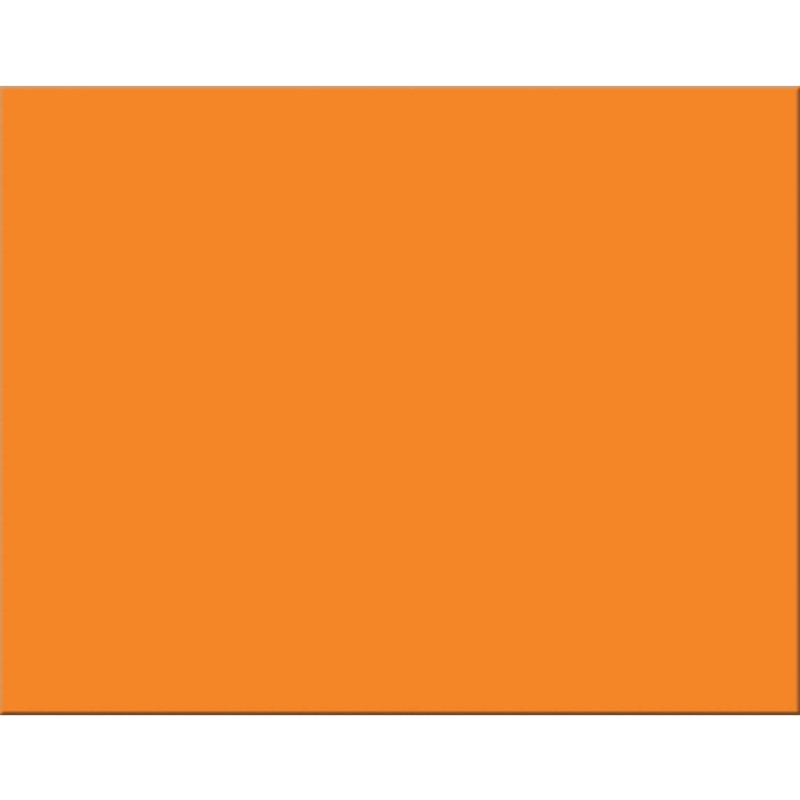 4-Ply Railroad Board, Orange, 22" x 28", 25 Sheets