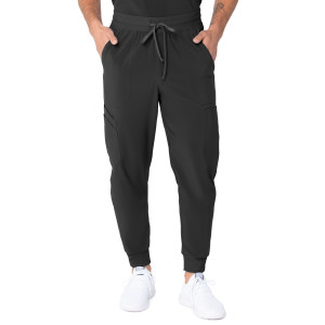 Urbane Performance Seven-Pocket Jogger Scrub Pants for Men: Modern Tailored Fit, Drawstring Medical Scrub Pants 9255FS-Urbane