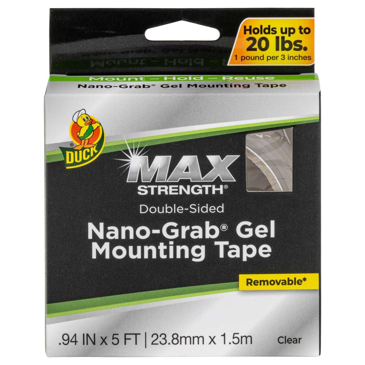 Duck Max Strength® Nano-Grab® Gel Tape