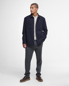 Marlow Tailored Overshirt Navy Marl