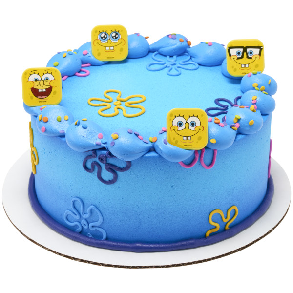 SpongeBob SquarePants Mood Faces Cupcake Rings