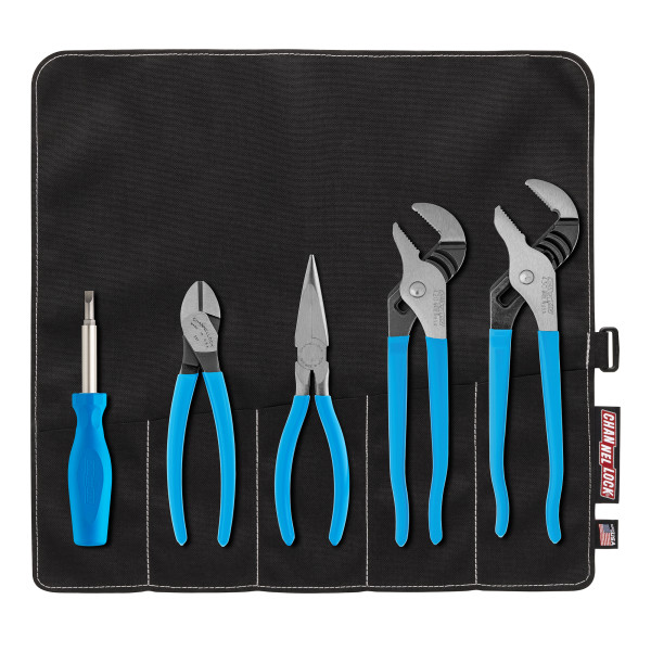 TOOL ROLL-4 5pc Professional Tool Set with Tool Roll