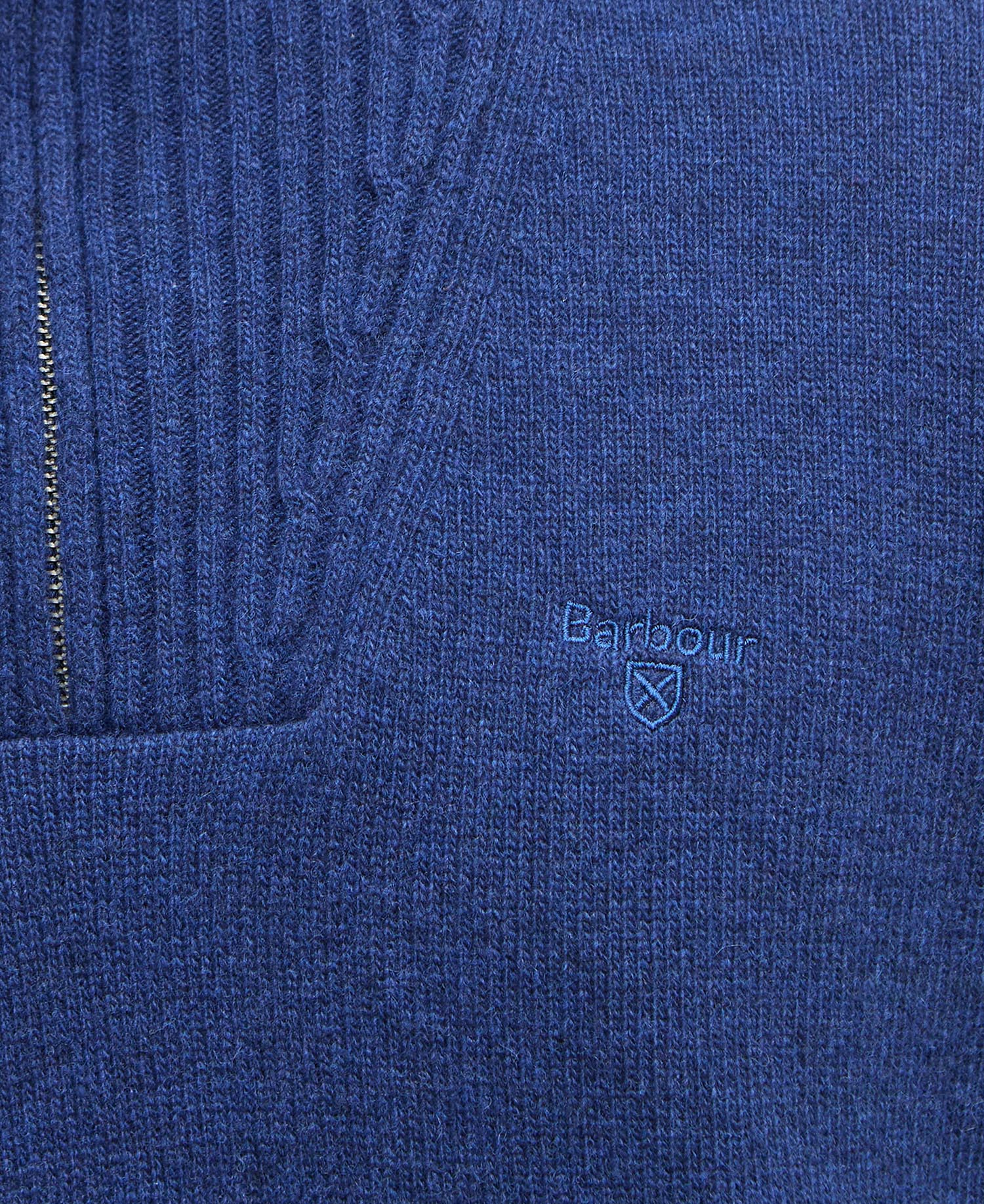 Maglione con mezza zip in lana d'agnello Essential image number 4