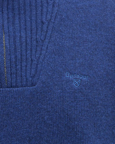 Maglione con mezza zip in lana d'agnello Essential 