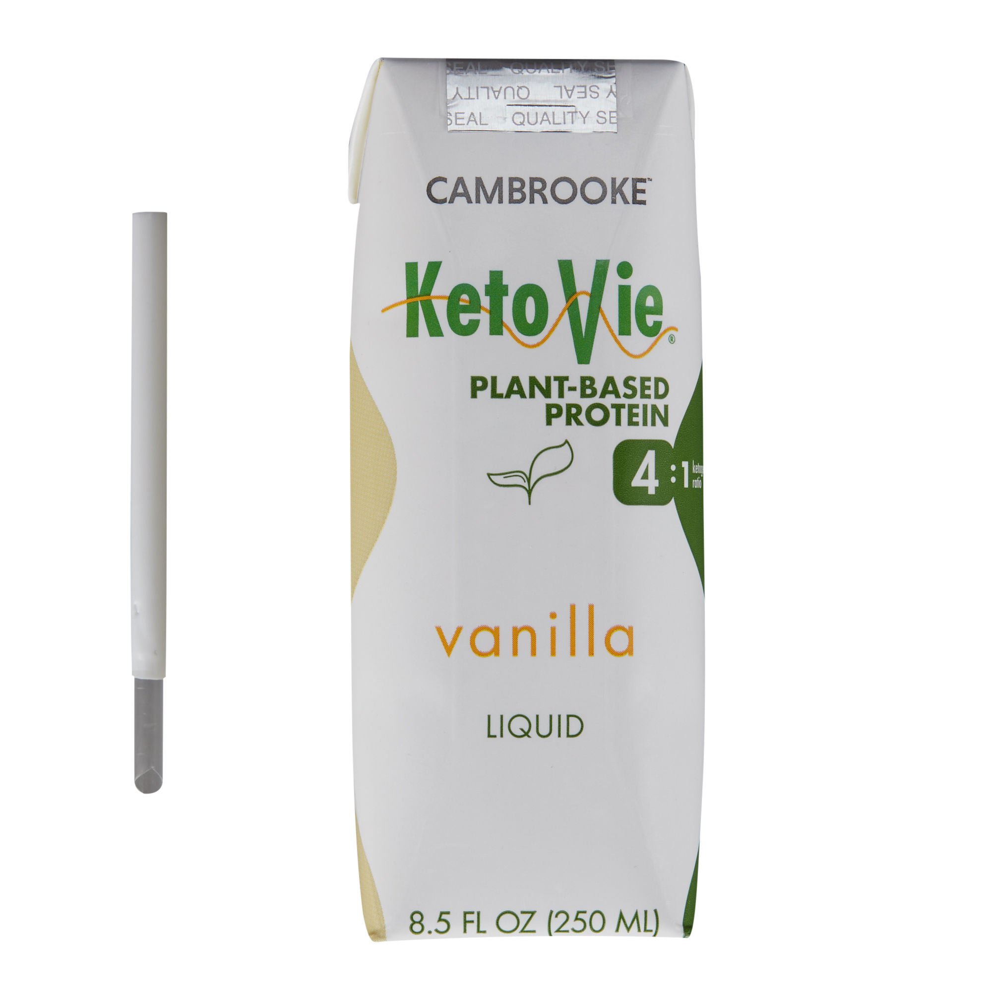 Cambrooke Therapeutics SUPPLEMENT, ORAL KETOVIE 4:1 PLANT BASED VAN 8.3OZ (30/CS)