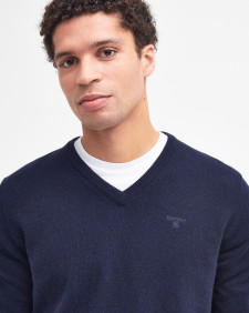 Essential V-Neck Jumper Classic Navy