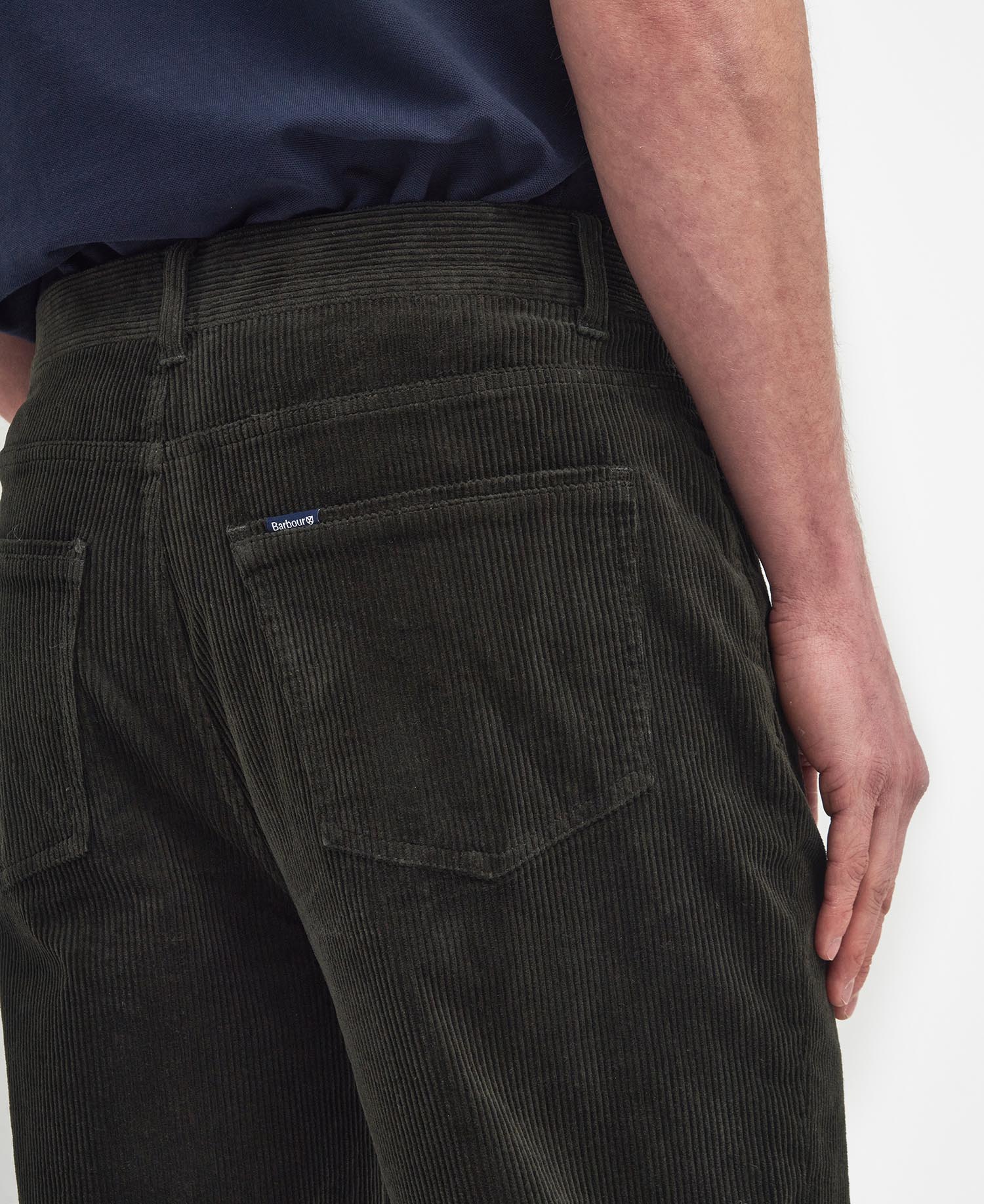 Stretch Cord Regular Trousers image number 4