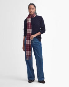Burne Argyle Crew Neck Jumper 