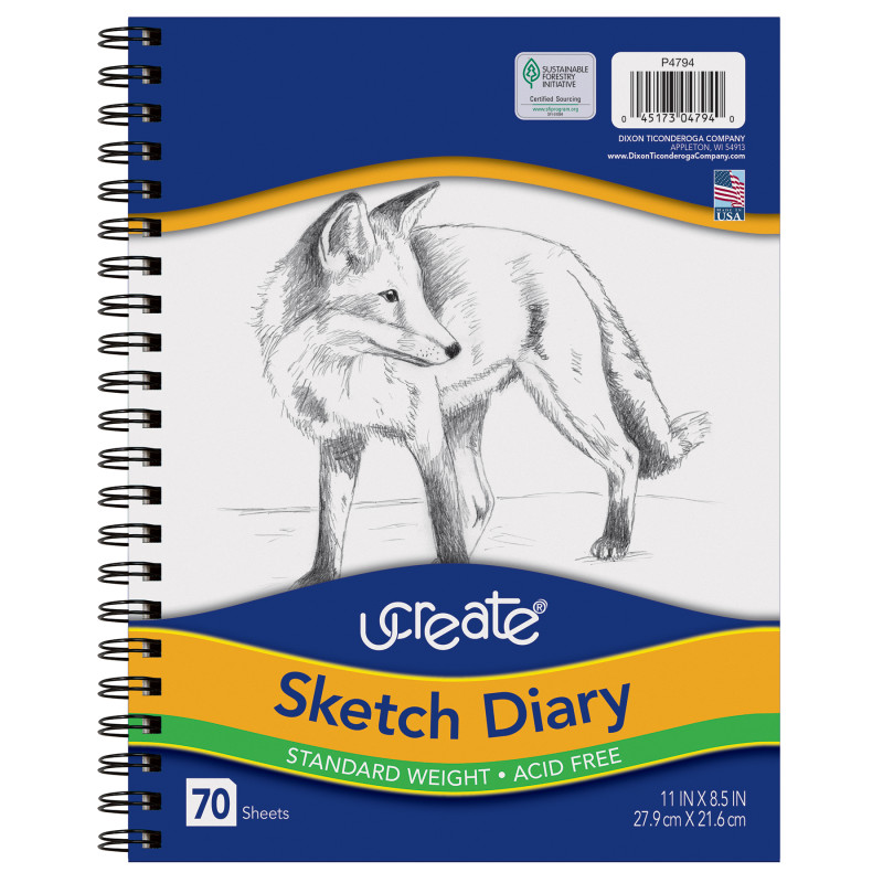Art1st+Sketch+Diary%2C+8-1%2F2%26quot%3B+X+11%26quot%3B%2C+60+Lb%2C+70+Sheets%2C+White