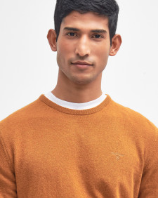Essential Crew Neck Jumper Dark Copper