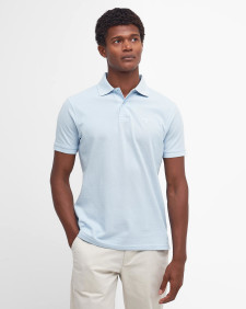 Lightweight Sports Short-Sleeved Polo Shirt Chambray Blue