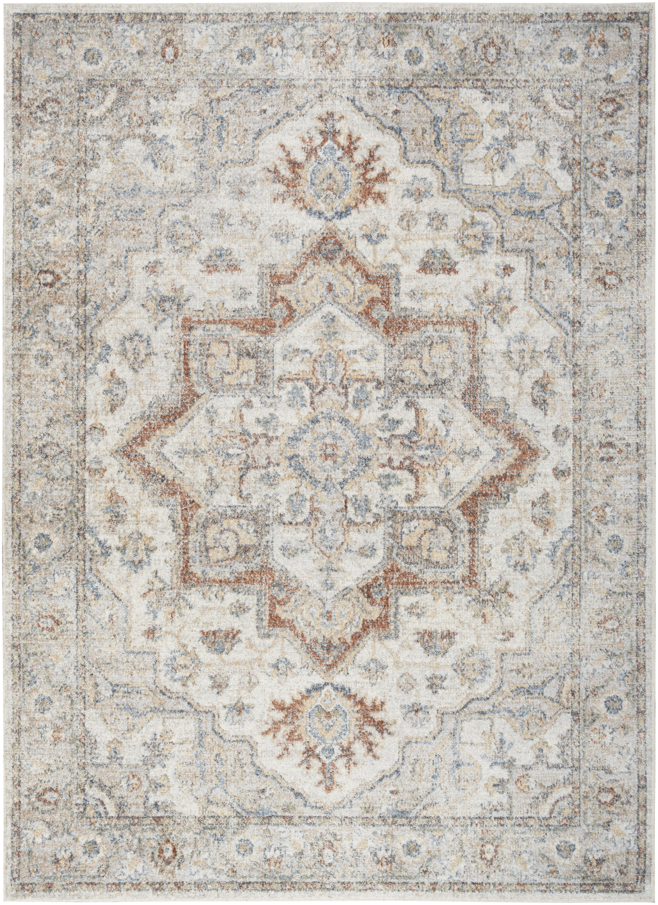 48.00" x 72.00" x .25" Astra Machine Washable Turkey N1833