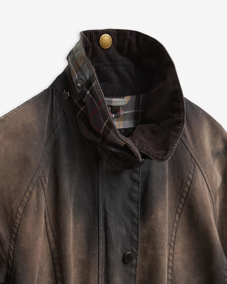 Barbour Re-Loved Beadnell Waxed Jacket - Size 12