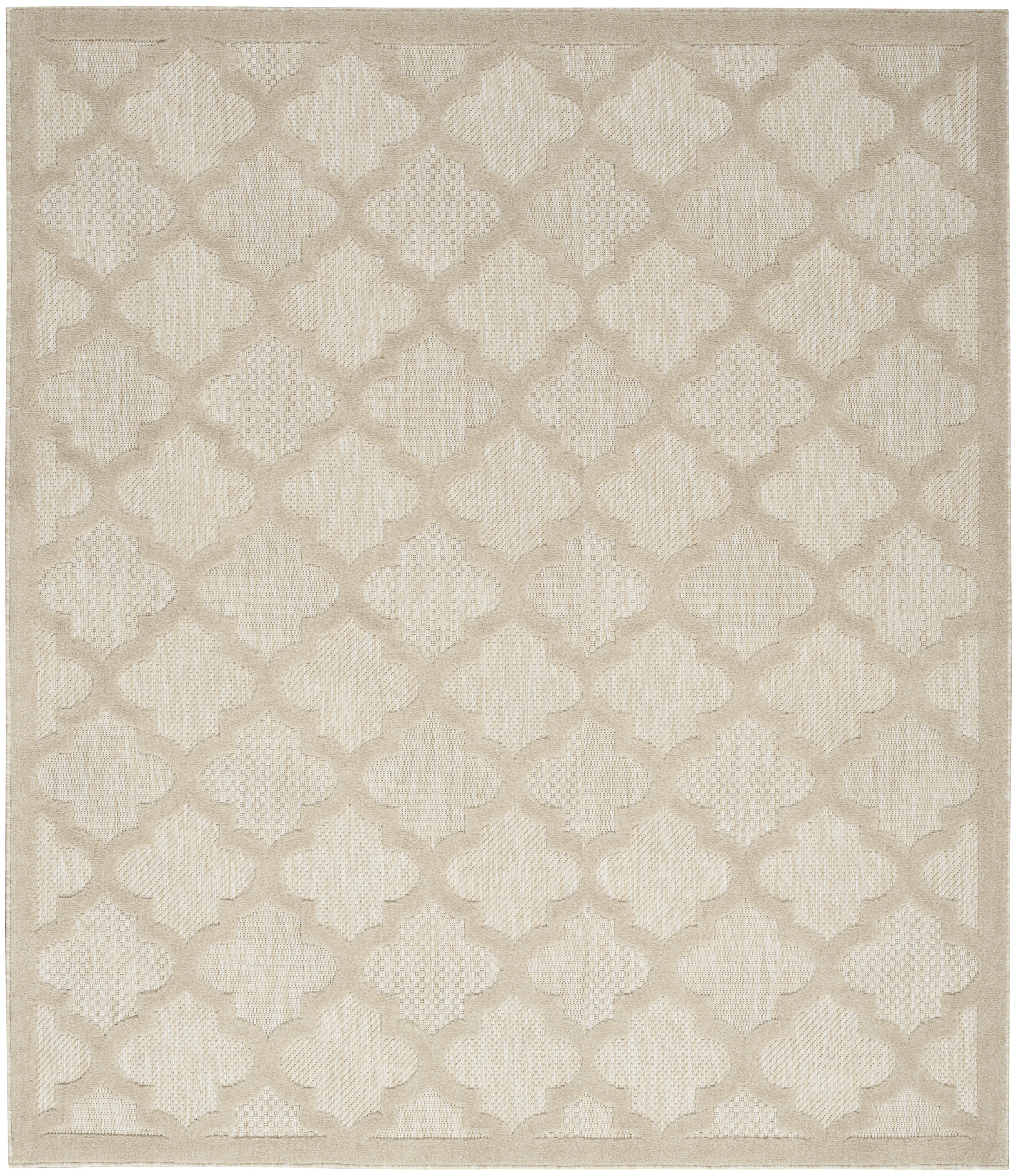 Nourison Easy Care 10' x 14' Cream Modern Rug