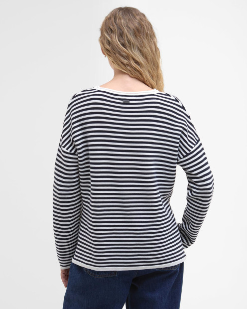 Pullover Marine Striped Rundhalsausschnitt 