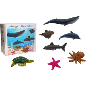 Ocean Animal Playset, 7 Pieces
