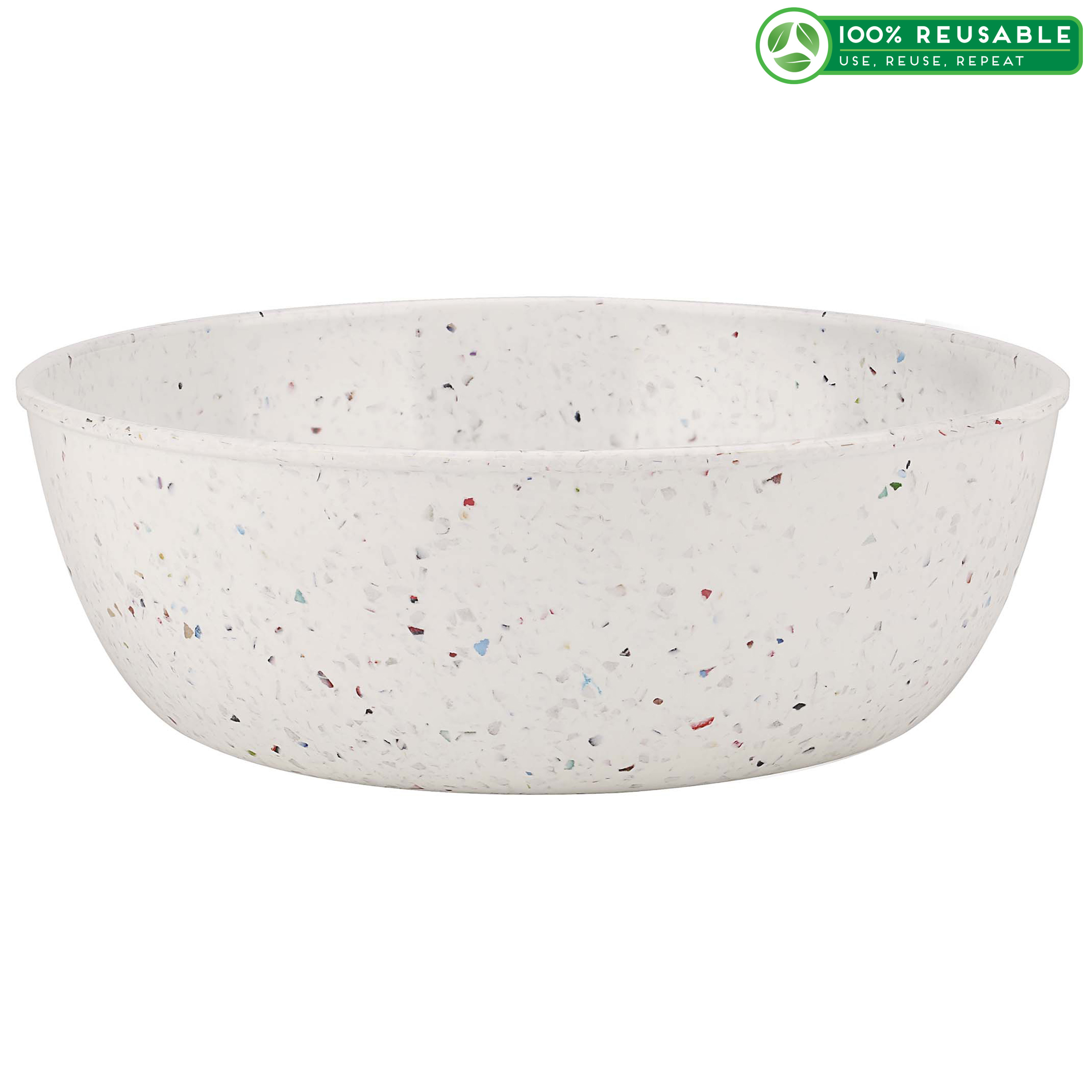 Confetti 3 quart Serving Bowl, Eggshell White slideshow image 1 Confetti 3 quart Serving Bowl, Eggshell White slideshow image 1