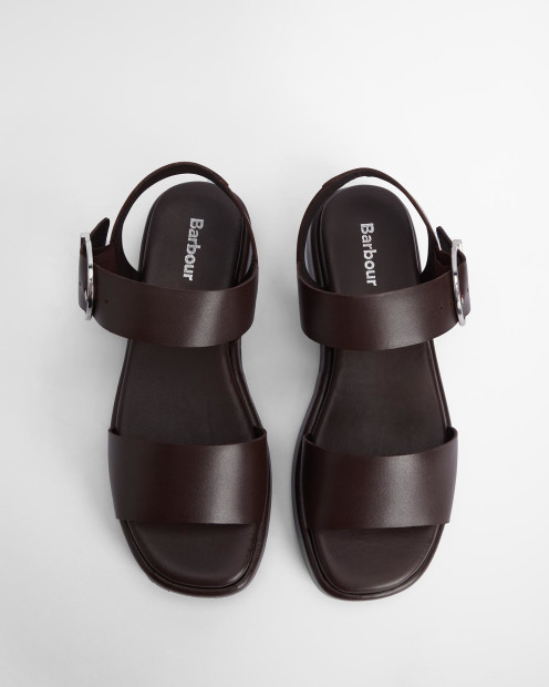 Erin Sandals Dark Brown