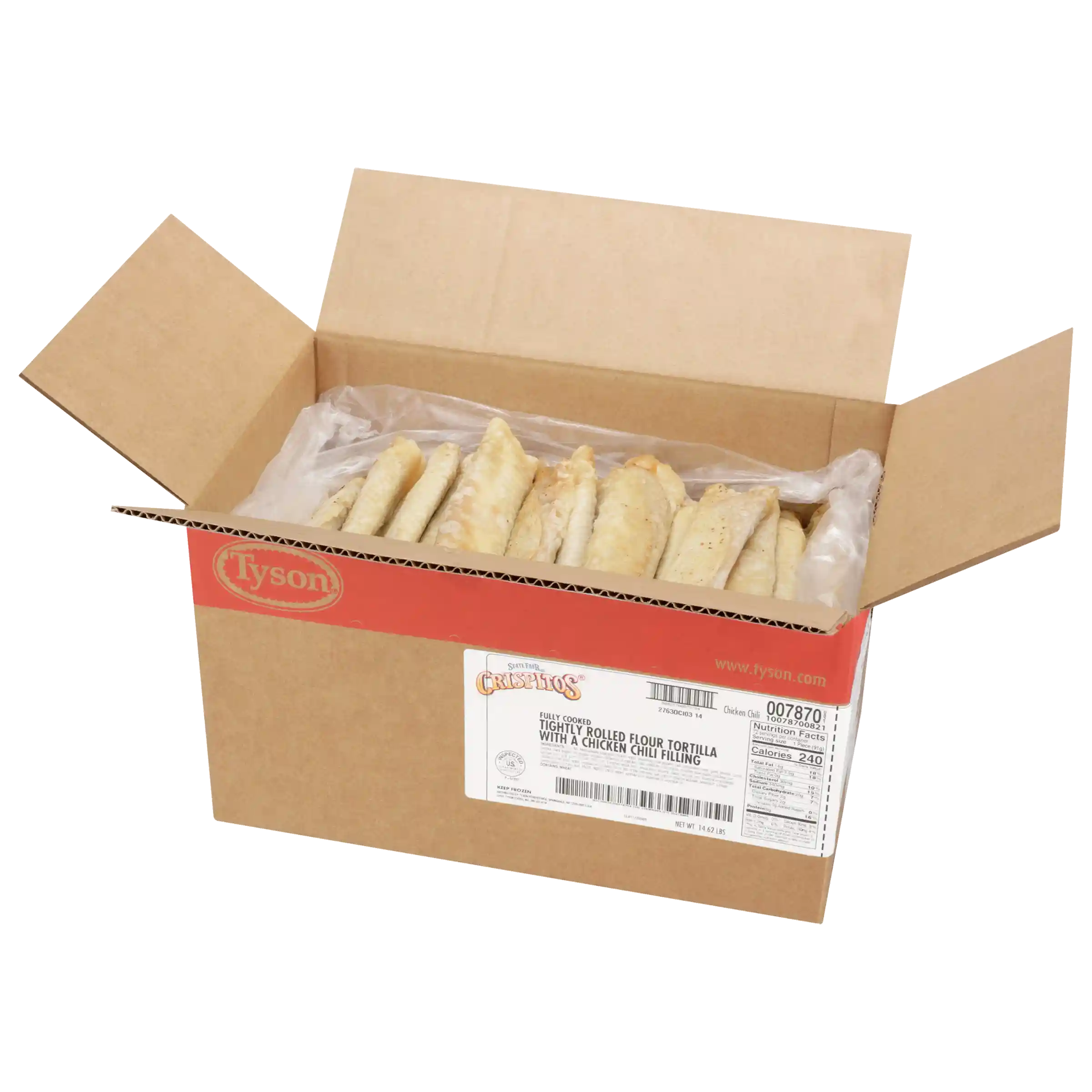 State Fair® Crispitos® Fully Cooked Chicken and Chili Filled Flour Tortillas_image_4