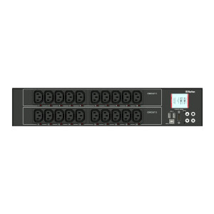 RARITAN-PX3-5460R-C5-PX SERIES, POWER DISTRIBUTION UNIT, 30A, 208V, 20 OUTLET, 9.84 FT. CORD, NEMA L6-30P, BLACK, 3.5 H X 17.3 W X 11.5 IN. D