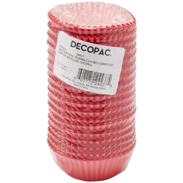 Red Standard Baking Cups