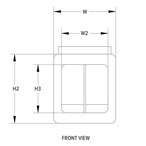 Engineering front view