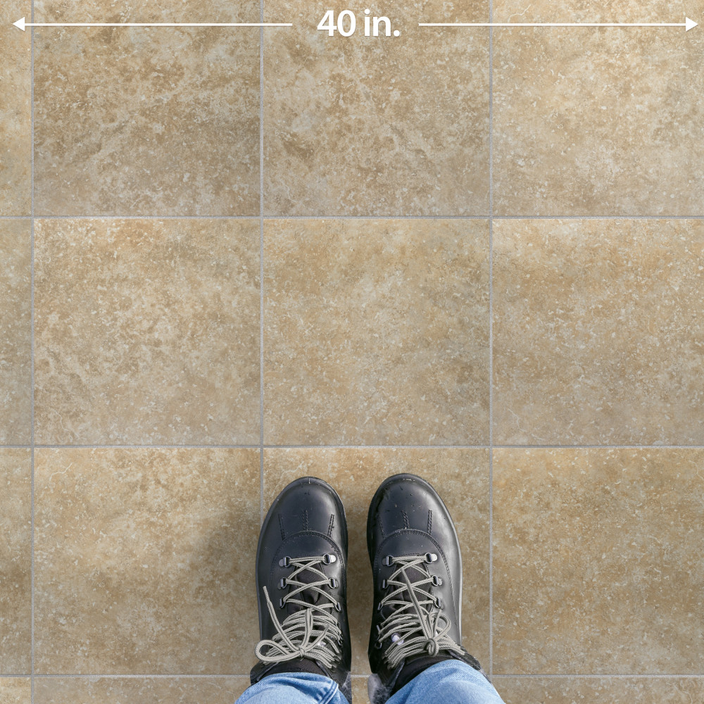 Roma Noce 13 in. x 13 in. Porcelain Floor and Wall Tile