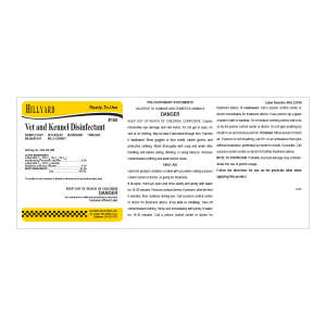Label RTU 160 Vet And Kennel Disinfectant
