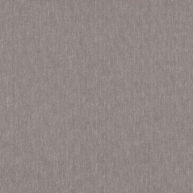 Tightly woven herringbone fabric covering entire surface, forming repetitive narrow chevrons; flat, evenly lit, neutral gray-beige tones resembling wallpaper or upholstery.
