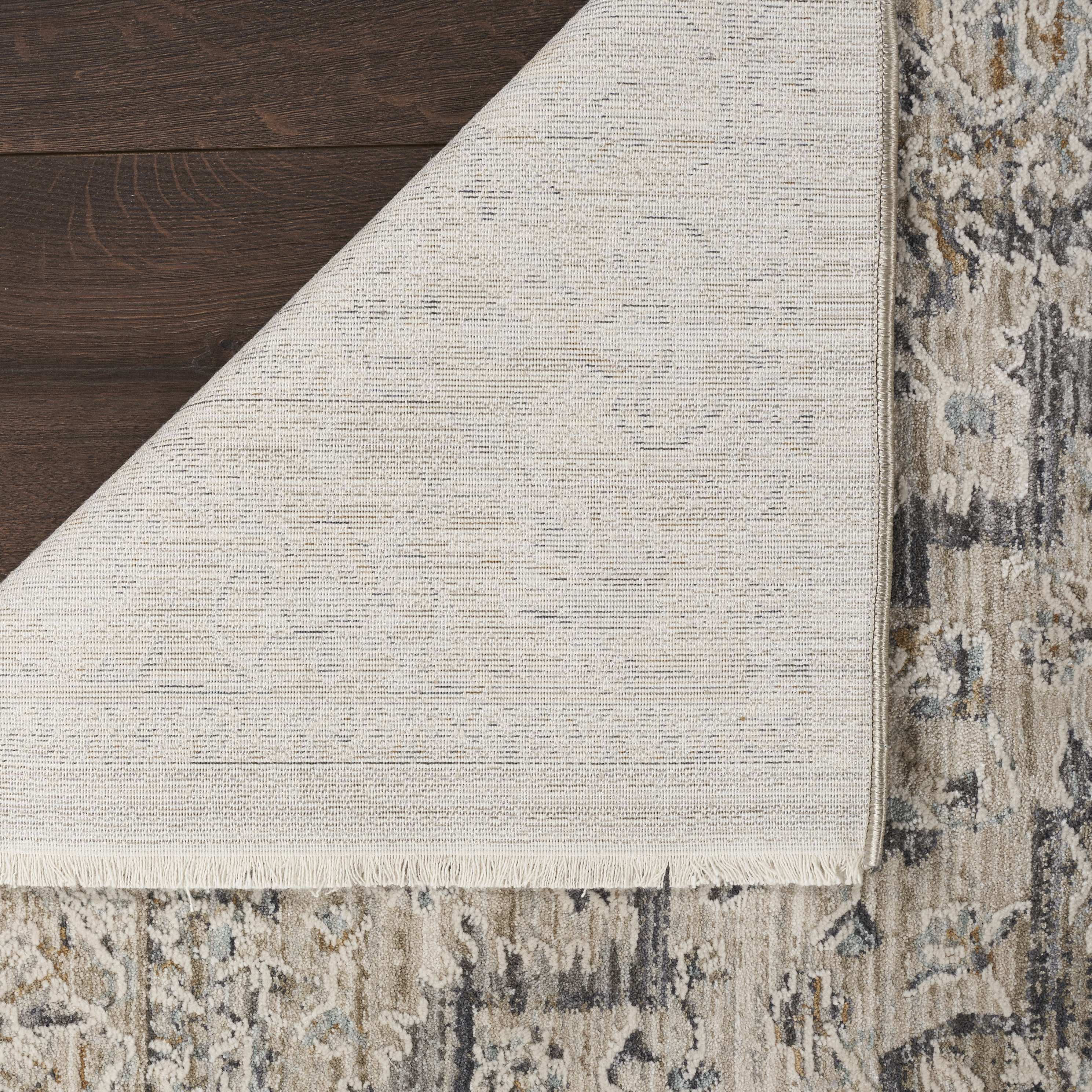 Nourison Lynx 8'6" x 11'4" Ivory Taupe Vintage Indoor Rug
