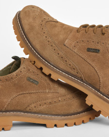 Marble Brogues Taupe Suede