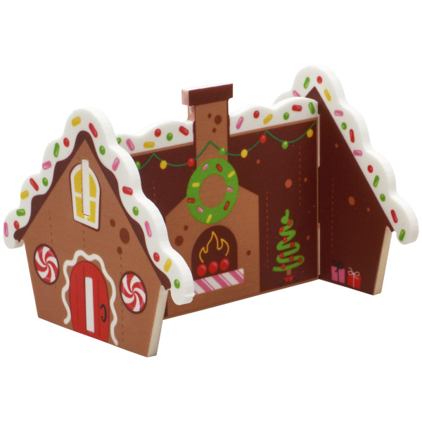 Gingerbread House Gum Paste Layon