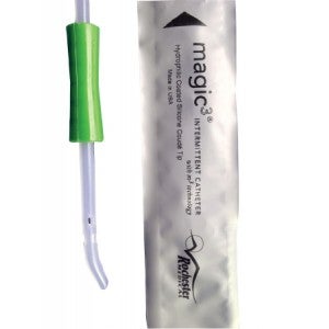 Magic3® Urethral Catheter, 12 Fr., Male, Coudé Tip