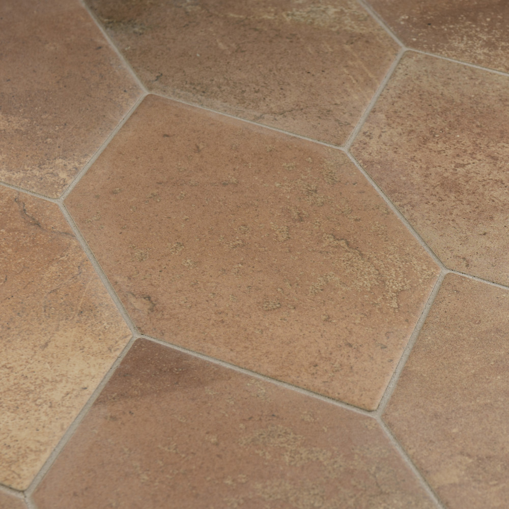 Volterra Kayak Rosso 6-1/2 in. x 12-1/2 in. Porcelain Floor and Wall Tile