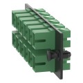 Opticom® Fiber Optic Adapter Panel, Singlemode (OS1/2), (12) SC Simplex Adapters for 12-Strand Fiber
