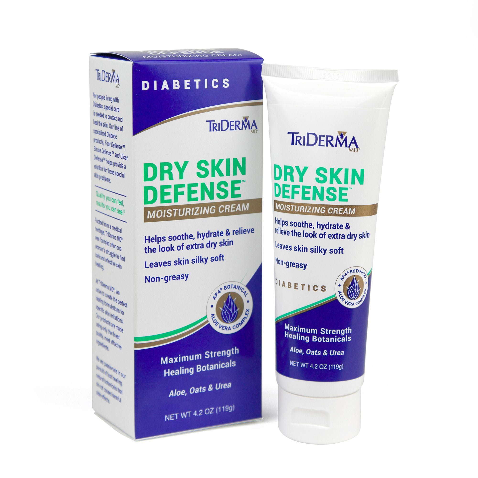 TriDerma® MD Diabetic Dry Skin Defense™ Moisturizer, 4.2-ounce tube