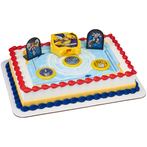 Transformers™ Autobot Battle PhotoCake® Edible Image® DecoSet® Background