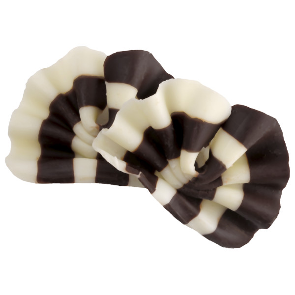 Dark/White Mini Forest Shaving Belgian Made Simply™ Chocolate