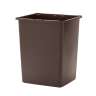 RUB256BBR, Rubbermaid Commercial,  Fulfill Trash Can, 56 gal, Plastic, Brown