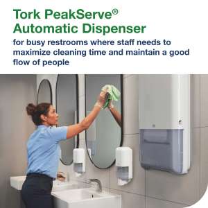 Tork, PeakServe Continuous,  Folded Towel Dispenser, White