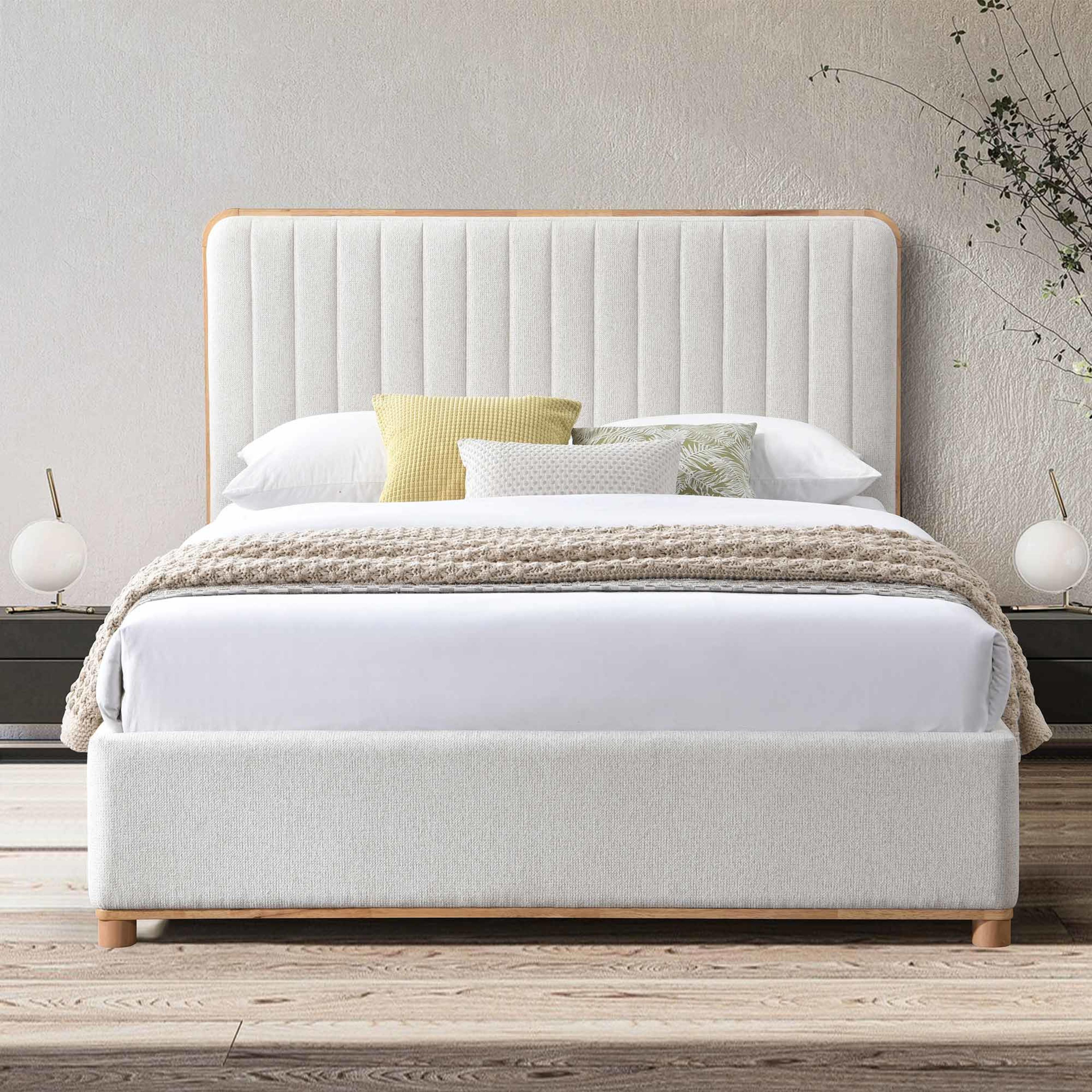 Lifestyle image of the  Simone Bed Frame from Forty Winks