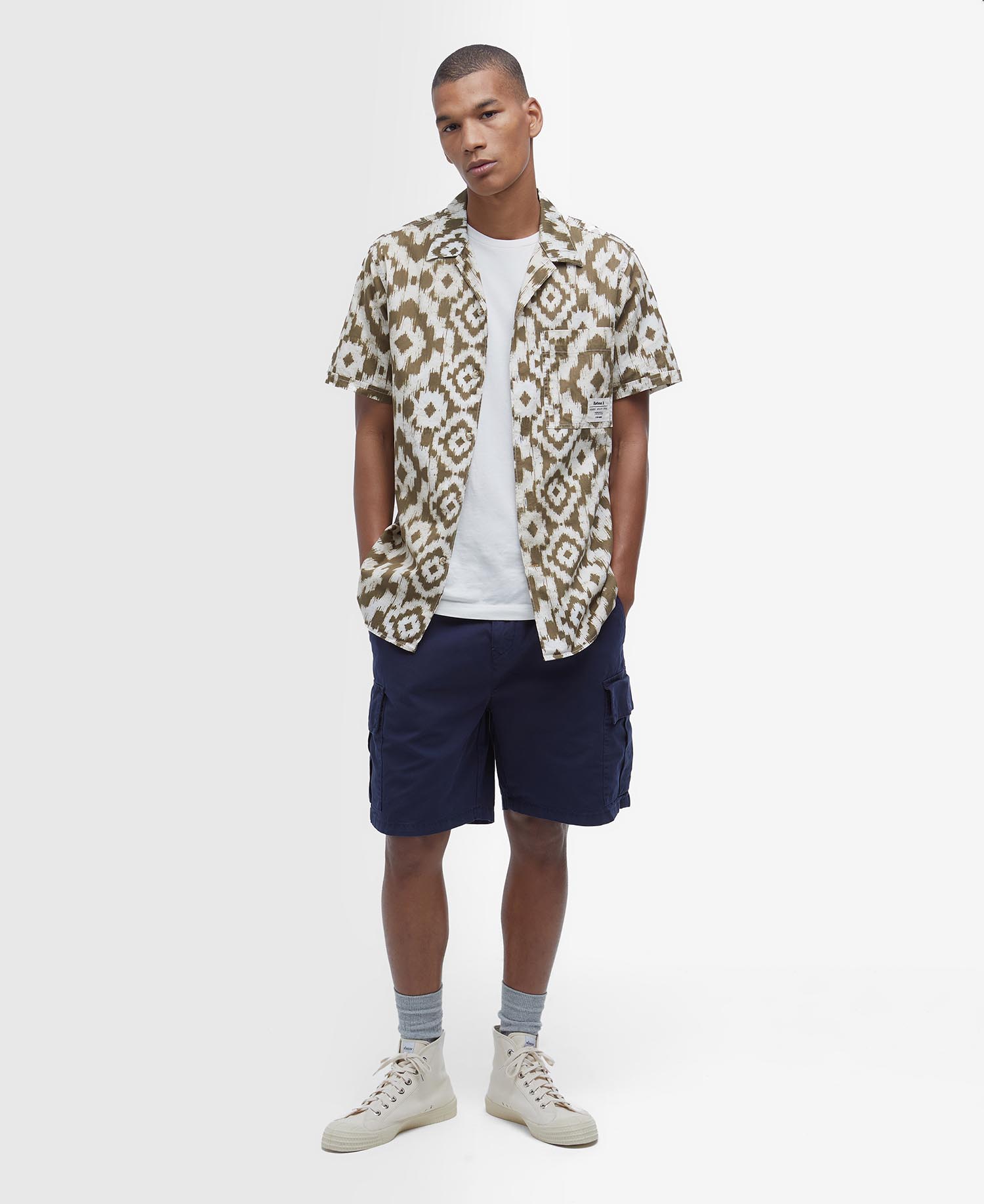Homelane Printed Short-Sleeved Shirt image number 1