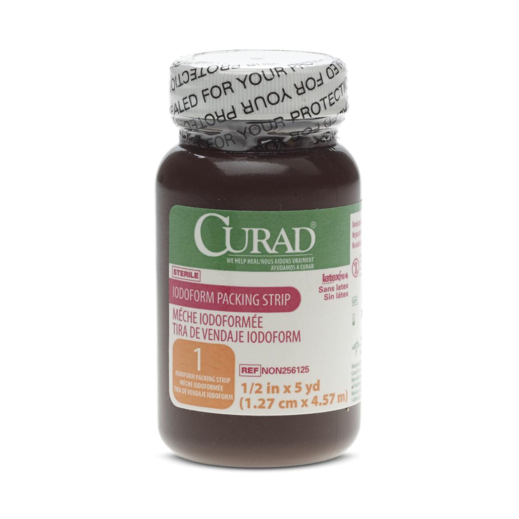 Curad® Iodoform Wound Packing Strip, ½ inch x 5 yard