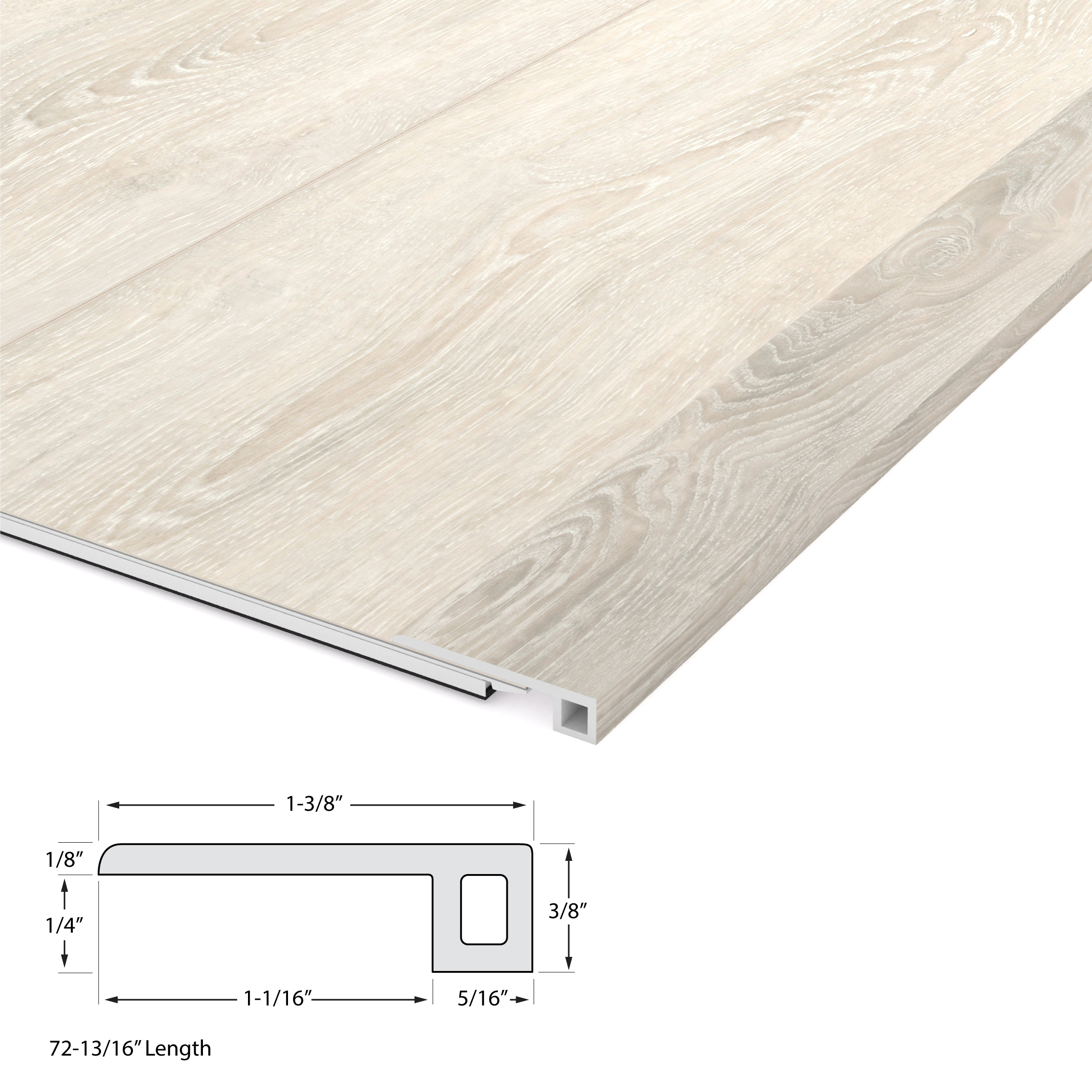 Castaway Oak Cali Vinyl Threshold view 4