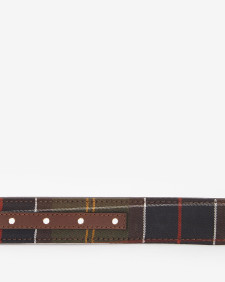 Cintura in pelle Tartan reversibile 