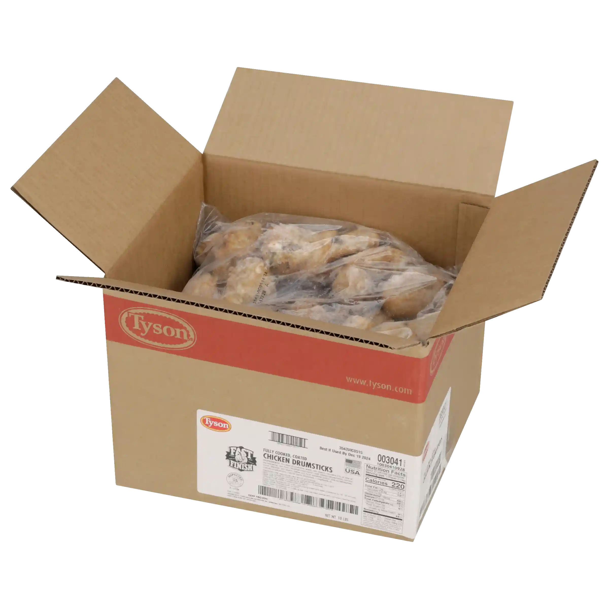 Tyson® Fast Finish® Fully Cooked Coated Chicken Drumsticks_image_4